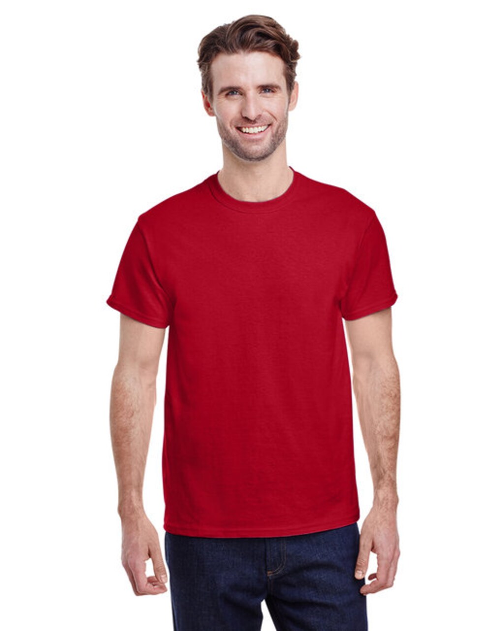 Gildan Heavy Cotton Short Sleeve T-Shirt – Classic Crewneck Tee for Everyday Comfort & Style